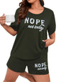 SMOWKLY Womens Cotton Half Sleeve T-Shirt & Short Pyjama Set || Printed Top & Shorts Nightsuit Pair for Women || Casual Two-Pie