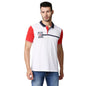 Pepe Jeans MenS Regular Fit Colour Block Polo T-Shirts White