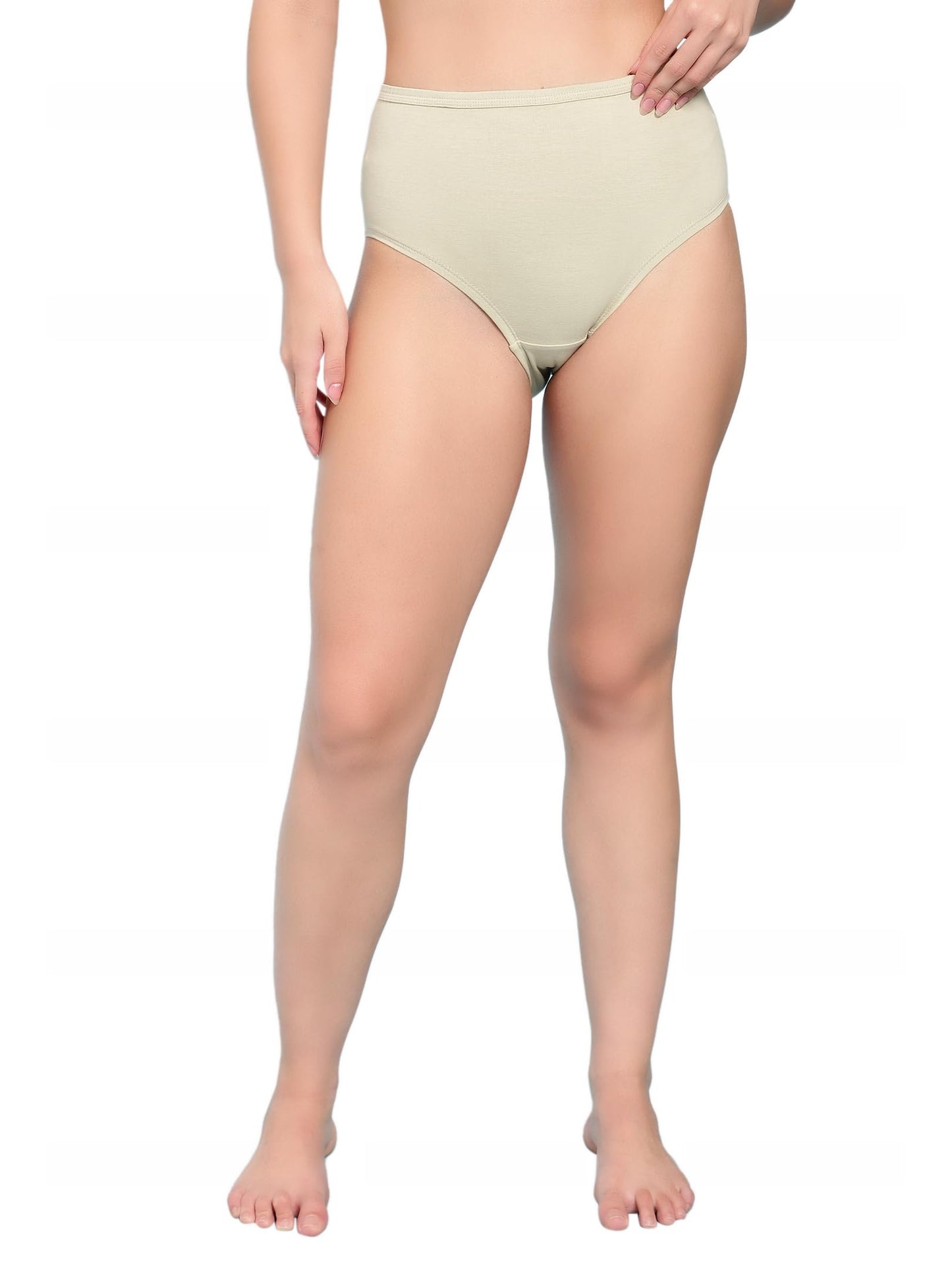 Shasmi Womens Super Combed Cotton Mid Low High Rise Coverage Hipster Full Briefs Breathable with Concealed Waistband Ladies Und