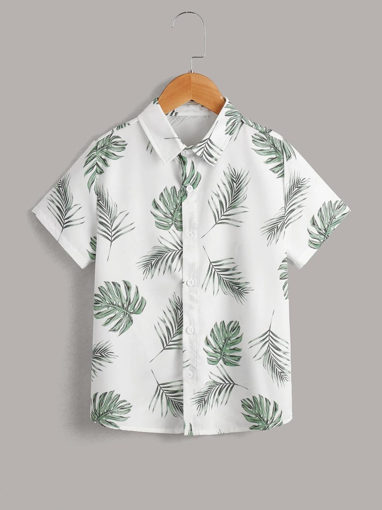 TAGAS Boys Regular Fit Shirt (BS-3001_Green(1)