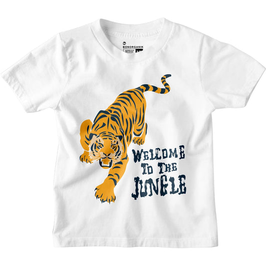 Bon Organik Boys Regular Fit T-Shirt (BON12154_White