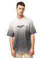 Bewakoof Official DC Merchandise Batman Mens Graphic Printed Oversized Fit Half Sleeve Round Neck Cotton T-Shirt