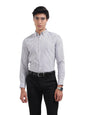 The Indian Garage Co Mens Slim Fit Vertical Striped Button Down Full Sleeves Formal Shirt