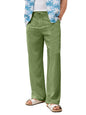 Greciilooks Trouser Pant For Men | Loose Fit Man Track Pants | Formal Causal Regular & Relaxed Cargo | Summer| Stretchable Green