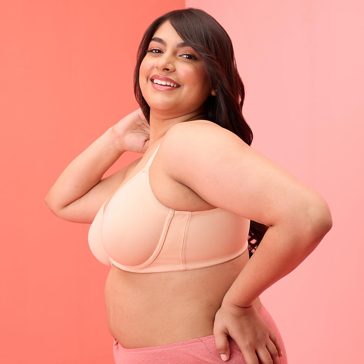 Nykd Everyday Cotton Bra For Women Daily Use, Medium Coverage, Wired, Lightweight-Adjustable Straps Bra - Full Coverage, Nyb263,