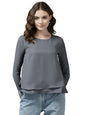 Aarika Women's Regular Fit Shirt (TP-W-M-12401_Grey S)