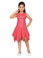 Aarika Girl's Net A-Line 1-2 Years Dress (NV-FK-20802_Gajri