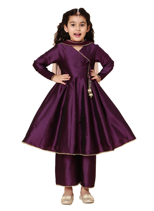 A.T.U.N. Girls Anarkali Palazzo Set
