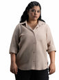 High Star WomenS Solid Classic Fit Shirt (Hswshw23509P_Tf_Brown