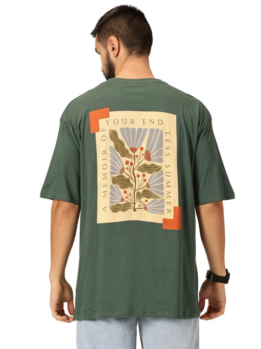 Thomas Scott Mens Oversized Fit T-Shirt (TSKOversized_Green Summer