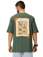 Thomas Scott Mens Oversized Fit T-Shirt (TSKOversized_Green Summer