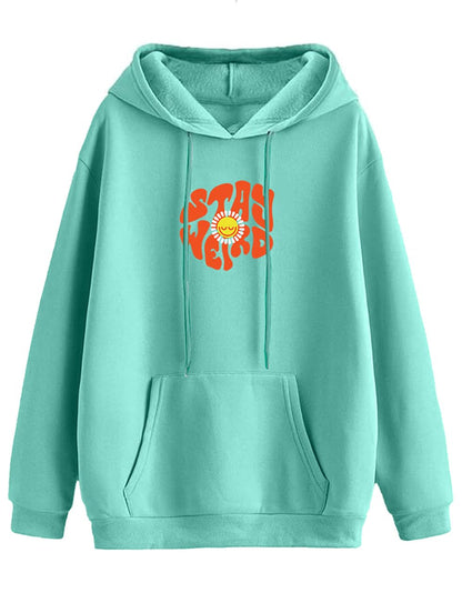Juneberry Cotton Fleece Oversized Fit Graphic Printed Full Sleeve Hooded Sweatshirt For Women/Girls (Available In S To 3Xl) (Jhd