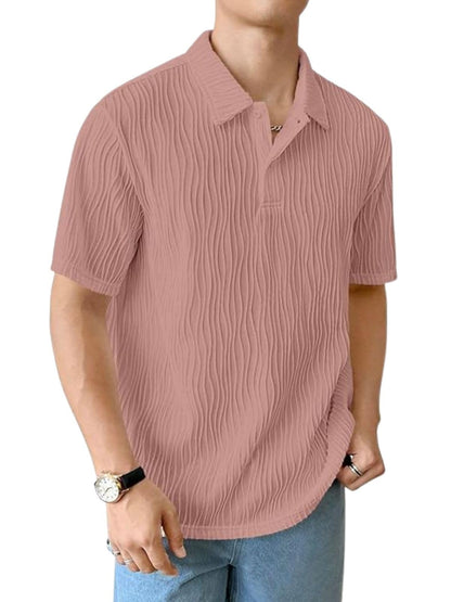 Leriya Fashion Cotton T-Shirt For Men  Soft Breathable Fabric | Regular Fit Half Sleeve Collar Tee For Summer Casual Wear (Avail