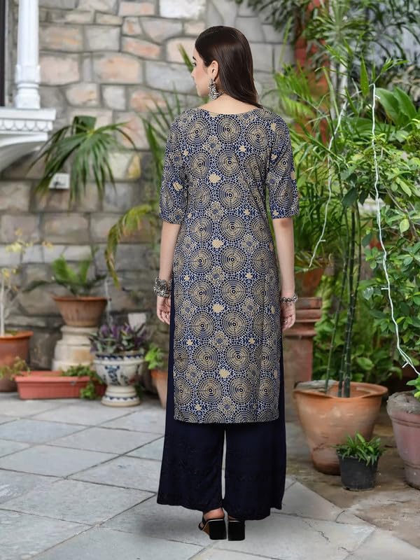 Pinkmint Festival Wear Printed Crepe KurtiS For WomenS Ll Ethnic Kurti Ll Comfortable Kurti (Pack Of 6)