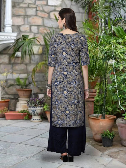 Pinkmint Festival Wear Printed Crepe KurtiS For WomenS Ll Ethnic Kurti Ll Comfortable Kurti (Pack Of 6)