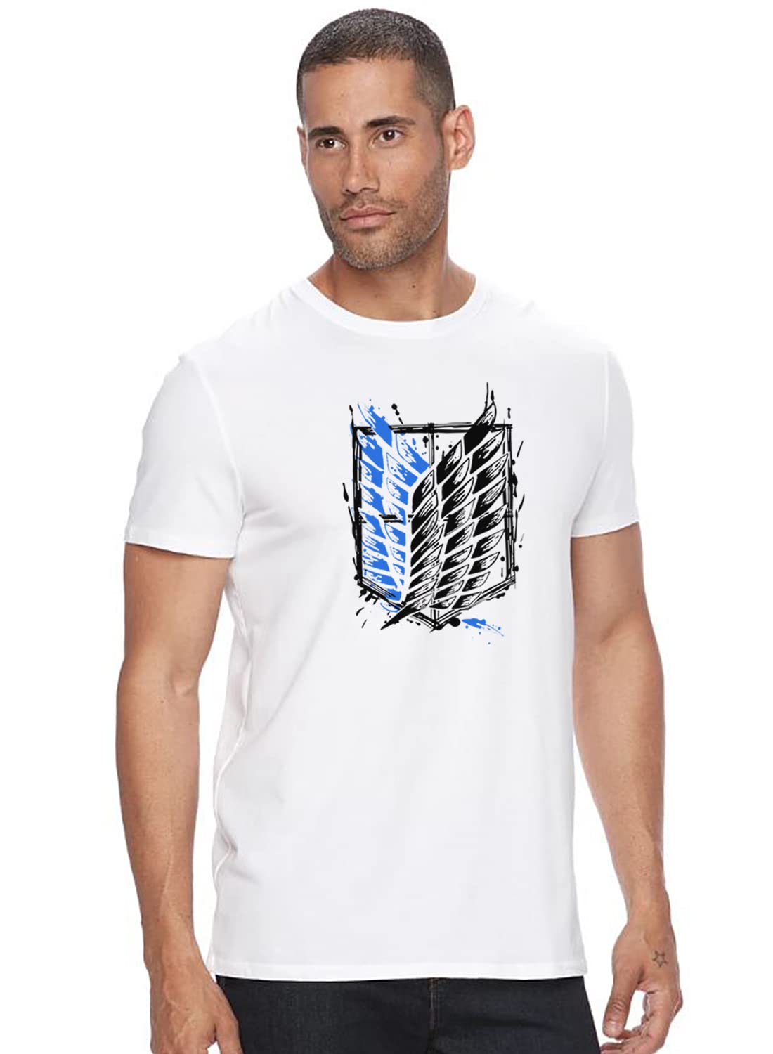ADRO Mens Attack on Titan Cotton T-Shirt (M)