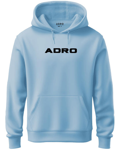 ADRO Mens Hoodies with Itachi Uchiha Anime Backside Printed, 100% Cotton 340GSM. (H23-M-ITA-SK_SkyBlue)