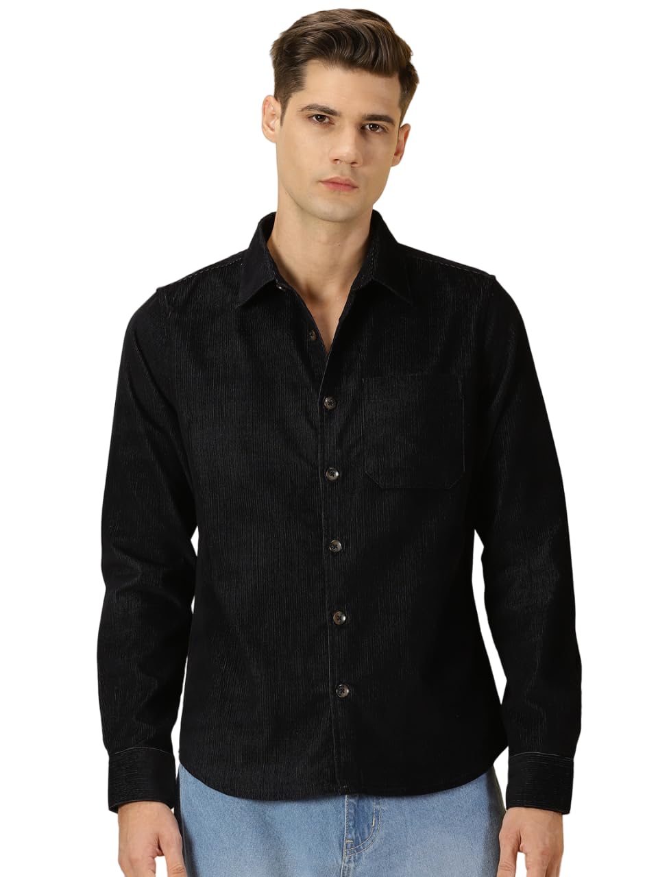 Thomas Scott Mens Slim Fit Shirt (TS1178_Navy