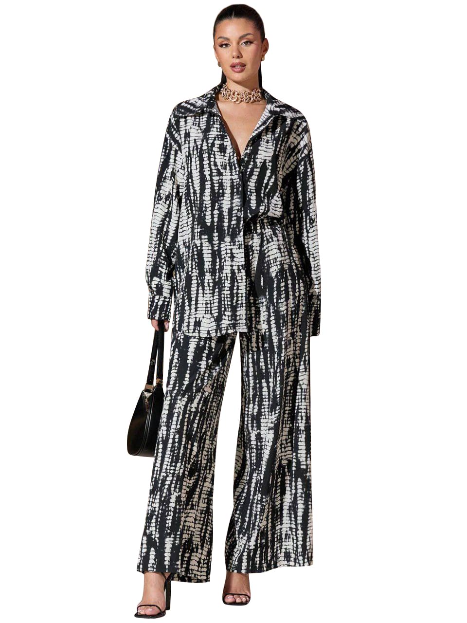 Toochki Womens Cotton Printed Two Piece Dress Top & Palazzo
