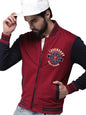 Veirdo Mens Cotton Fleece Regular Fit Full Sleeve Typographic Printed Multicoloured Sweatshirt