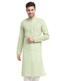 Jompers Mens Ethnic Embroidered Pure Cotton Kurta