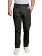 Thomas Scott Mens | Solid | Light Weight | 4 Pocket | Slant Pockets | Mid Rise | Slim Fit | Cotton Blend | Button Waist | Chino