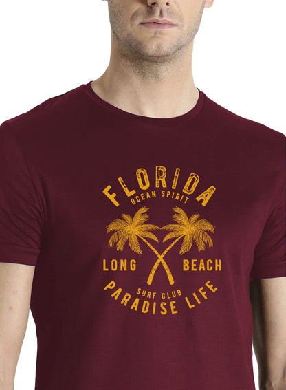 ADRO Florida Paradise Life Mens Printed T-Shirt