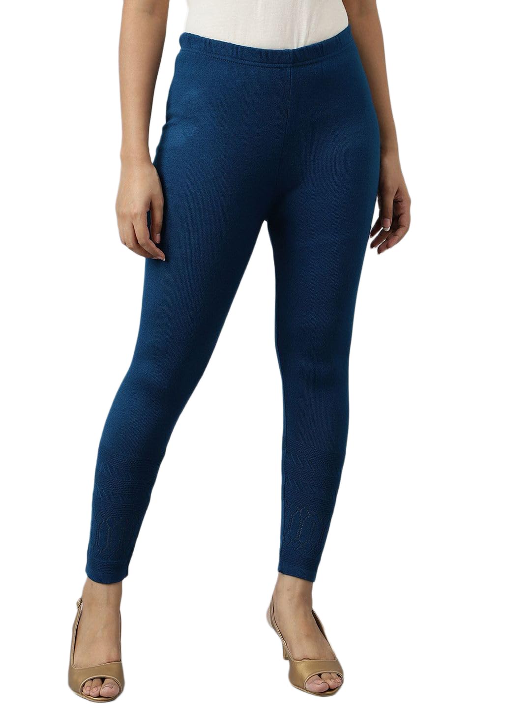 Aurelia White Sleeveless Winter Waist-Coat (Size: L)-24NOA40090-605767