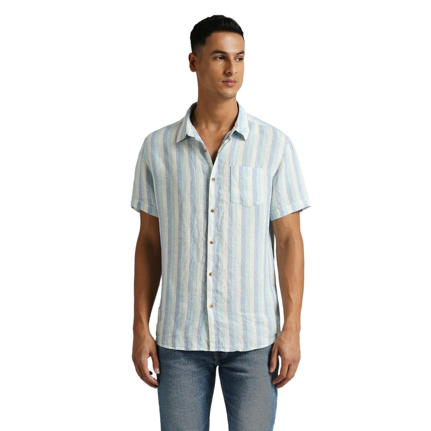 Jesse Y/D Linen Stripe Shirt