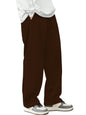 SHIENZY Mens Relaxed Sweatpants (1649_Corduroy Pant_Dark Brown