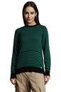Allen Solly Women Regular Fit Striped Casual Full Sleeve Round Neck Top