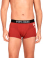 Pepe Jeans Innerwear MenS Cotton Trunks (Pack Of 1) (Opt07-01_Maroon_Maroon_90-95_Maroon_95 Cm)