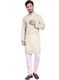 Jompers Mens Chikankari Embroidered Kurta Pyjama Set
