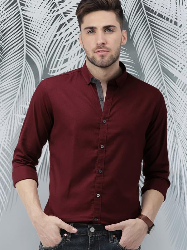 Pinkmint MenS Combo Shirt For Men Long Sleeve Regular Fit Formal Wear Casual Wear