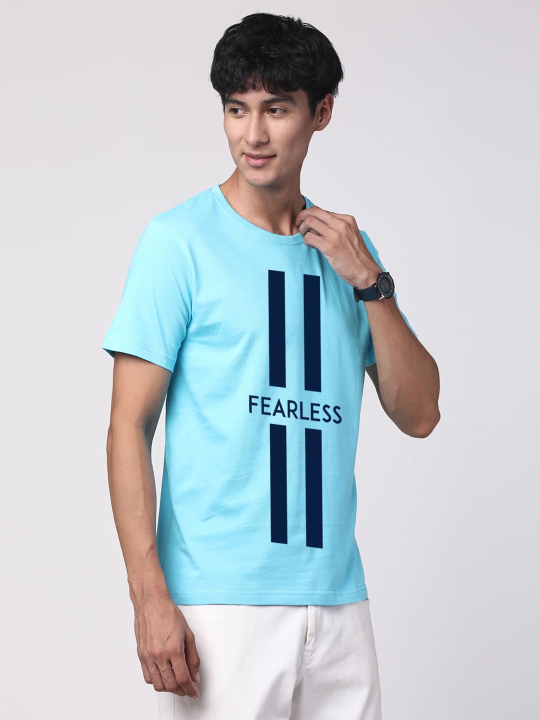 ADRO Mens Fearless Printed Cotton T-Shirt_RN24-L2-FRLS-MI