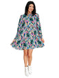 Dhruvi Trendz WomenS Rayon Fit And Flare Above The Knee Dress (Dt-Wd1165_Multicolor