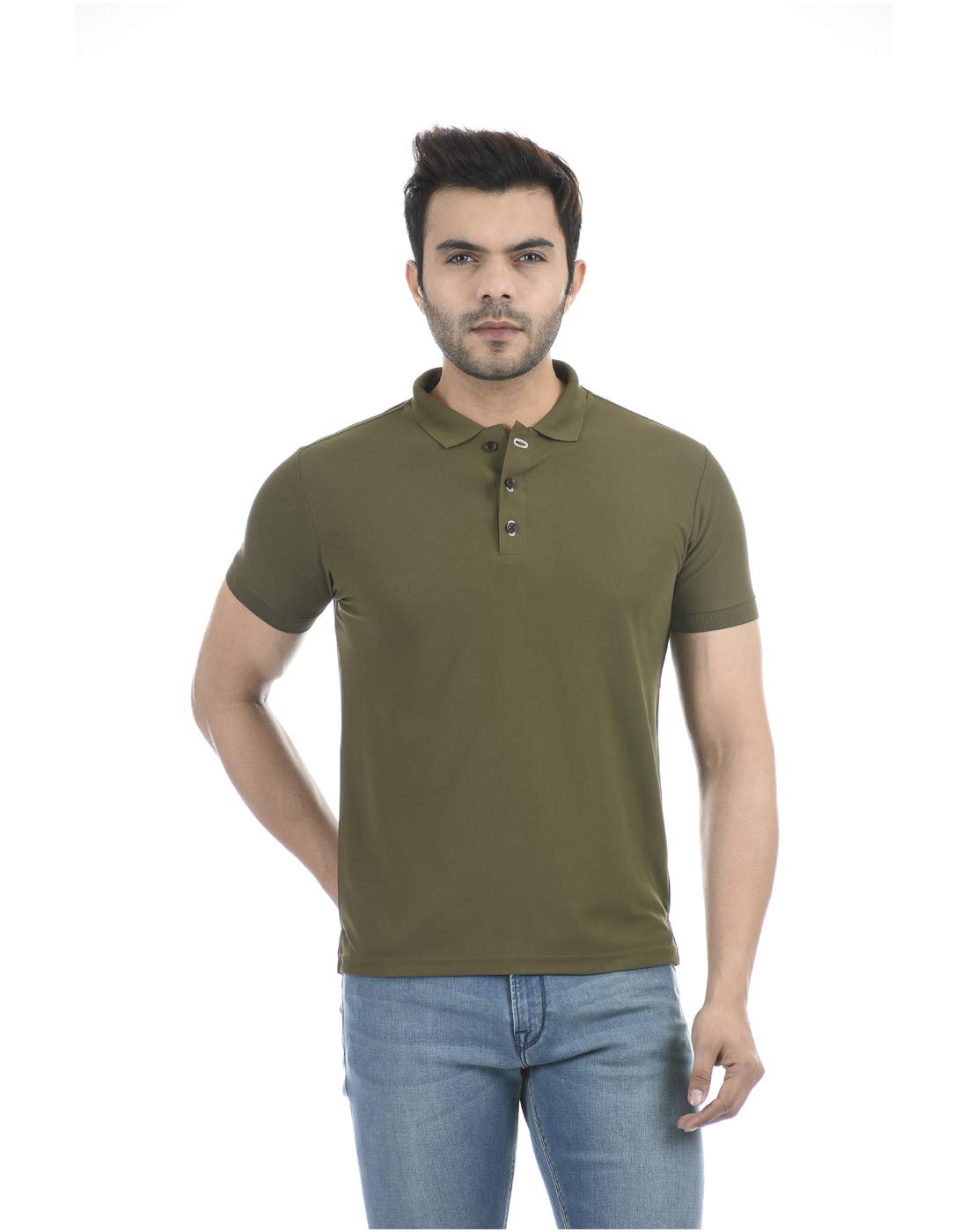 Pepe Jeans MenS Solid Regular Polo Shirt (Pm541522_Black S)
