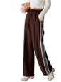Greciilooks WomenS Relaxed Fit High Rise High-Waist Korean Style Trousers | Elegant Pants | Stylish Formal & Casual Wear Brown