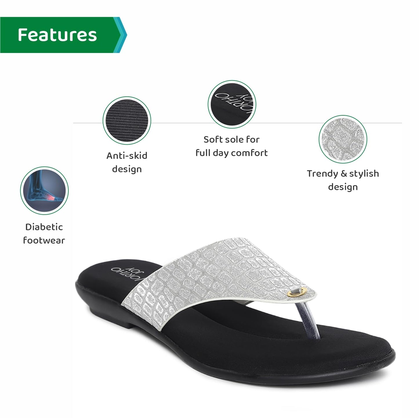 Ortho Joy Fancy Doctor Sandals|| Stylish Comfortable Casual Slippers For Women