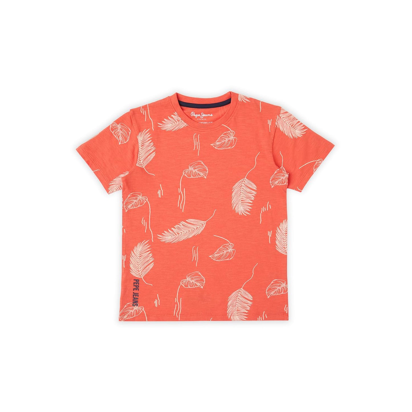 Pepe Jeans BoyS Regular Fit T-Shirt (Pb503874_Burnt Orange