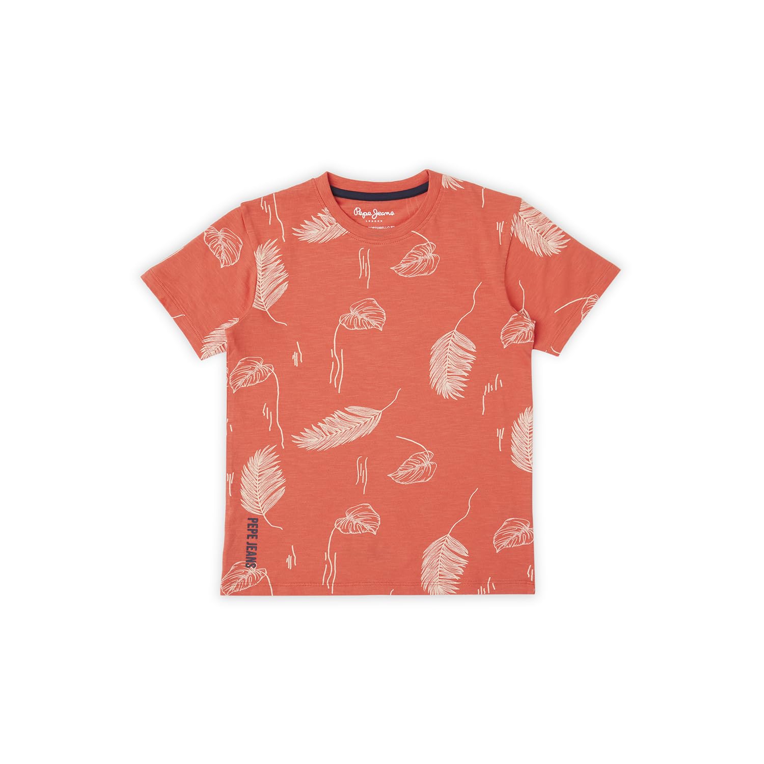 Pepe Jeans BoyS Regular Fit T-Shirt (Pb503874_Burnt Orange