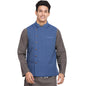 Fabindia MenS Blue Cotton Woven Nehru Jacket (102407801