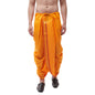 SOJANYA (Since 1958 Men's Cotton Blend Mustard Stitched Dhoti,Size: Freesize