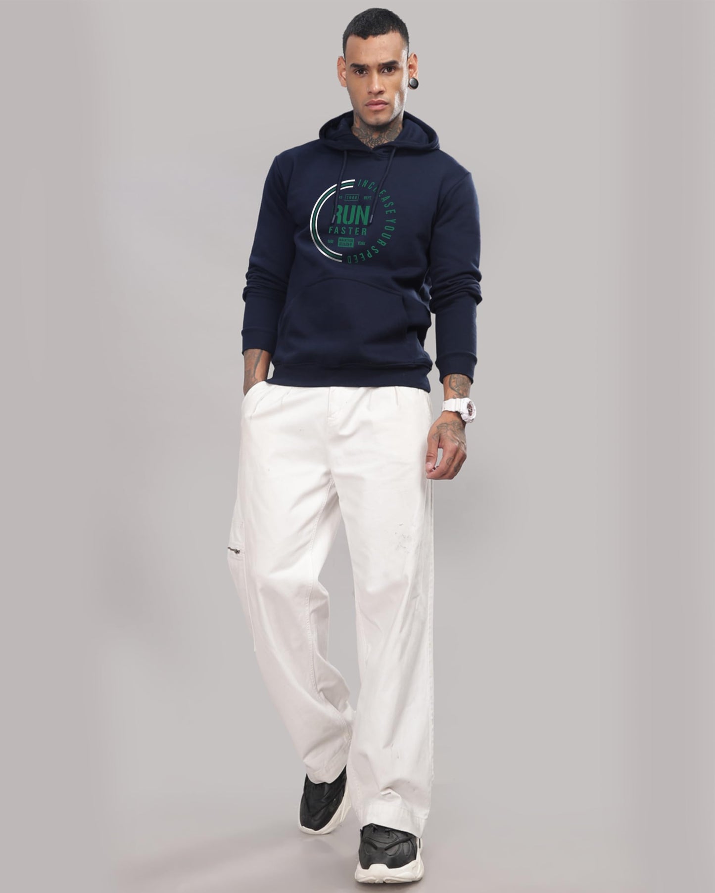 ADRO Hoodies for Men | Printed Hoodie for Men | Cotton Hoodie | Mens Hoodies | Sweatshirt for Men | Hooded Hoodie|H24-FAST
