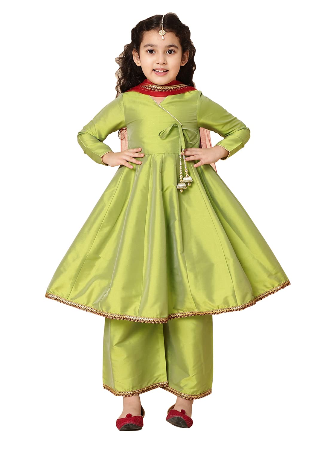 A.T.U.N. (All Things Uber Nice) A.T.U.N. Girls Anarkali Palazzo Set