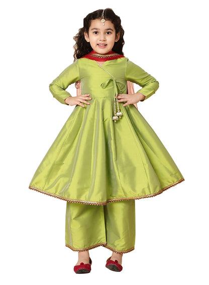 A.T.U.N. (All Things Uber Nice) A.T.U.N. Girls Anarkali Palazzo Set