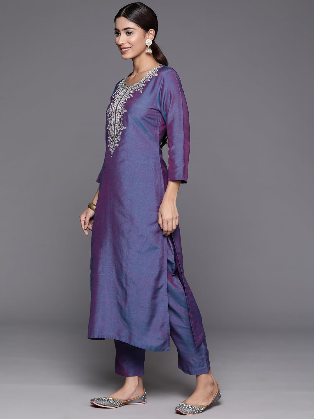 Varanga WomenS Regular Fit Kurta Kurta Bottom Set Dupatta Set