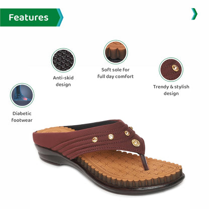Ortho Joy Fancy Doctor Slippers | Comfortable Sandals For Women Stylish