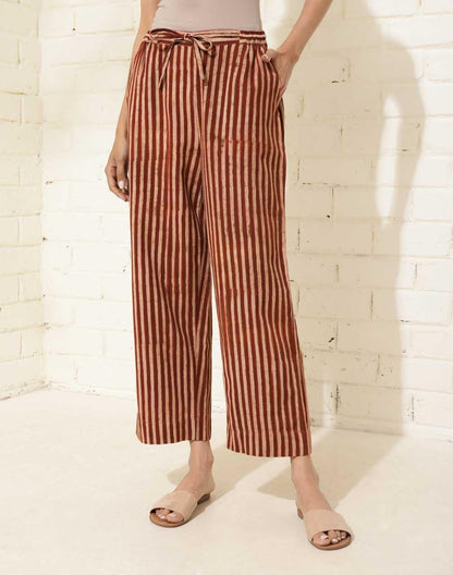 Fabindia WomenS Regular Pant (1036527Red_Red