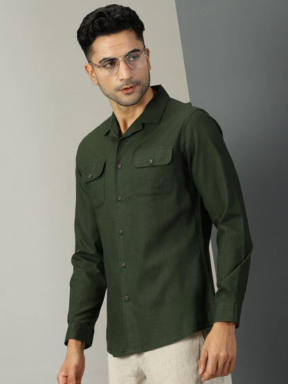 Thomas Scott Double Pocket Regular Fit Long Sleeve Casual Tshirt for Mens